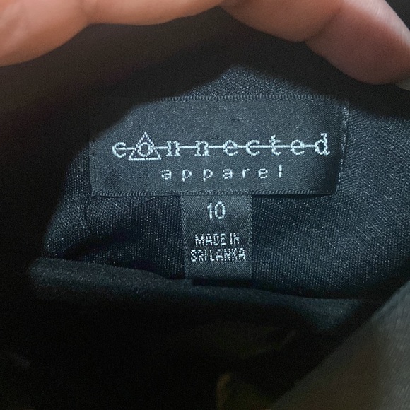 Connected Apparel Black, Sleeveless, Fitted Dress - Picture 5 of 5